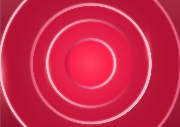 Red Magenta Circle Abstract Background