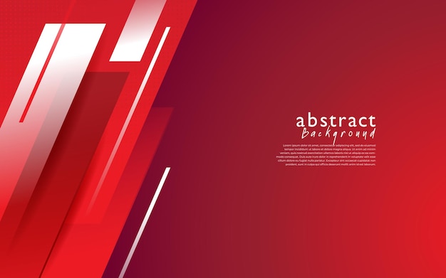 Red modern abstract background design