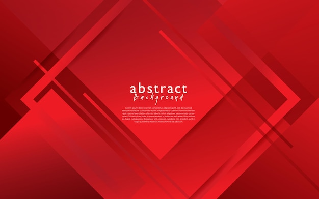 Vector red modern abstract background design