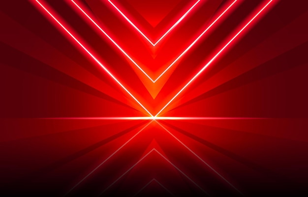 Red Neon Background