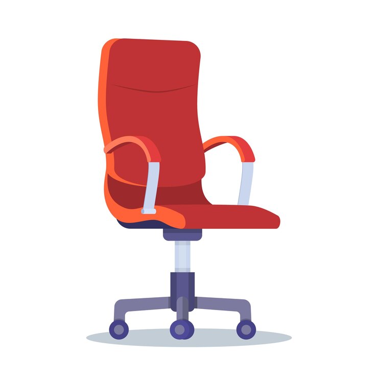Vector red office chair i