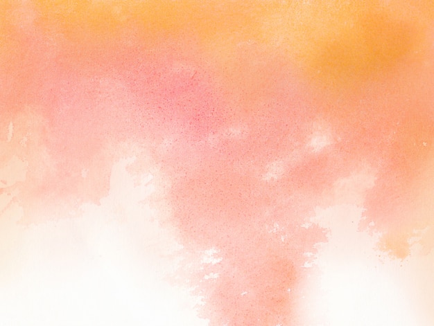 Vector red and orange watercolor abstract background