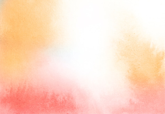 Vector red and orange watercolor texture abstract background