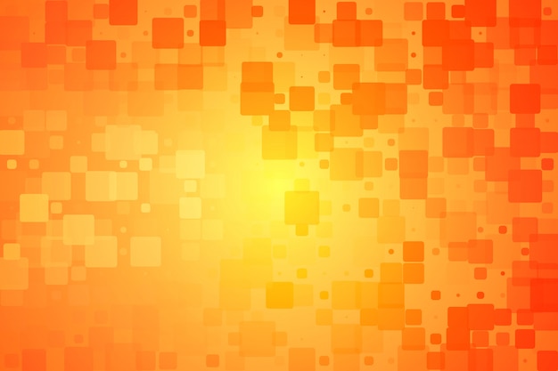 Vector red orange yellow glowing various tiles background