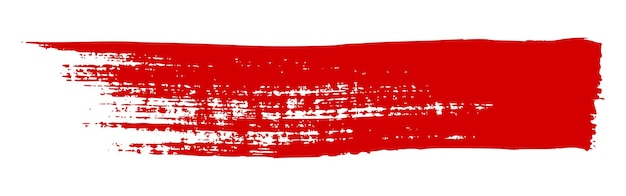 Красная щетка изолирована на прозрачном фоне Векторная иллюстрация