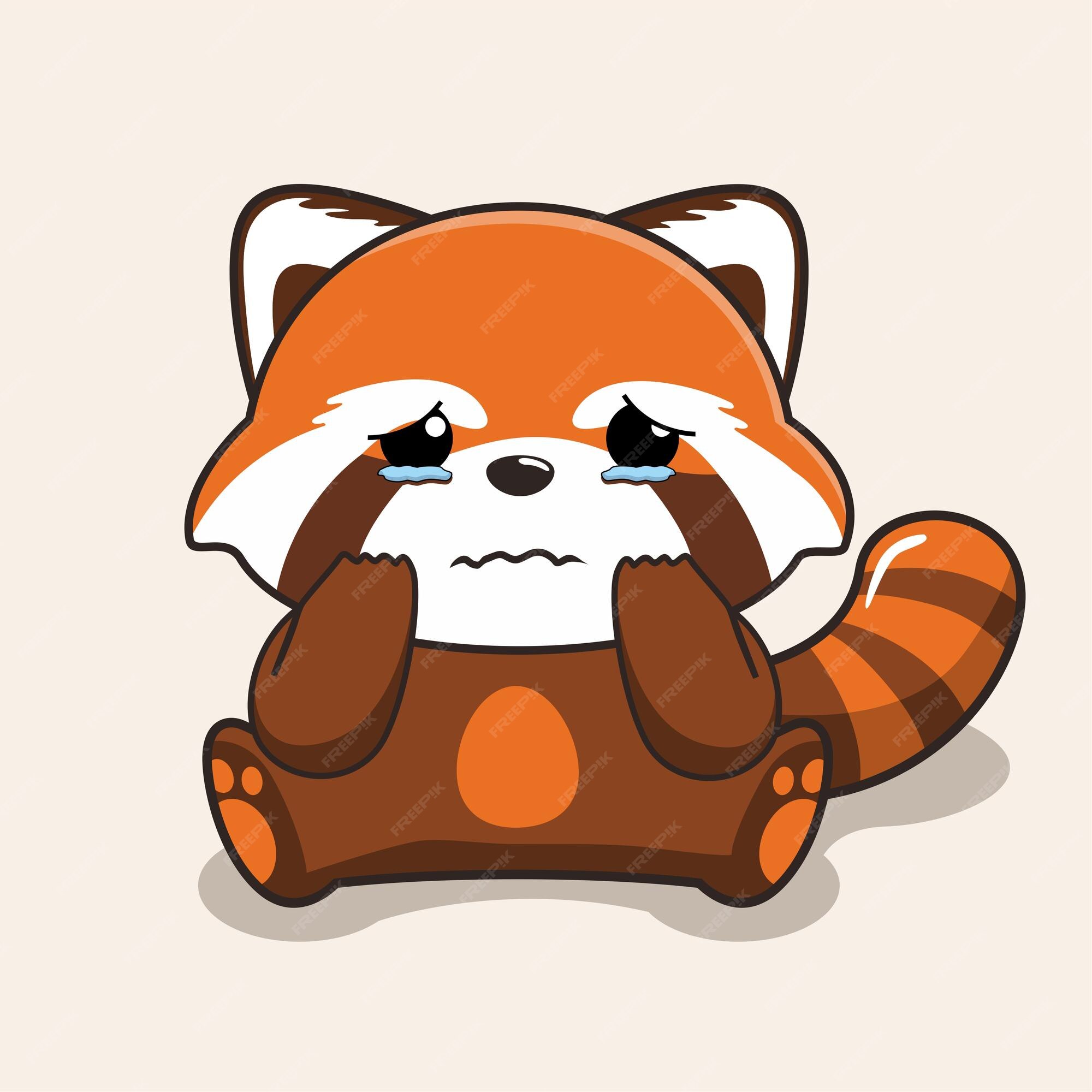 Sad Red Panda