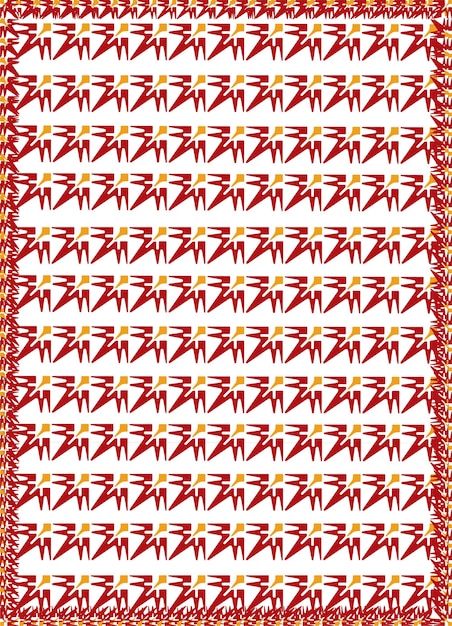 red pattern design