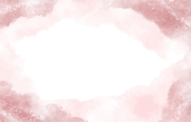 Vector red and pink watercolor cloud background