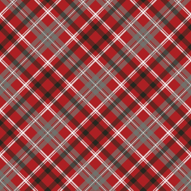 Modello senza cuciture plaid pixel rosso