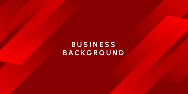 Vector a red poster with a red background that says business