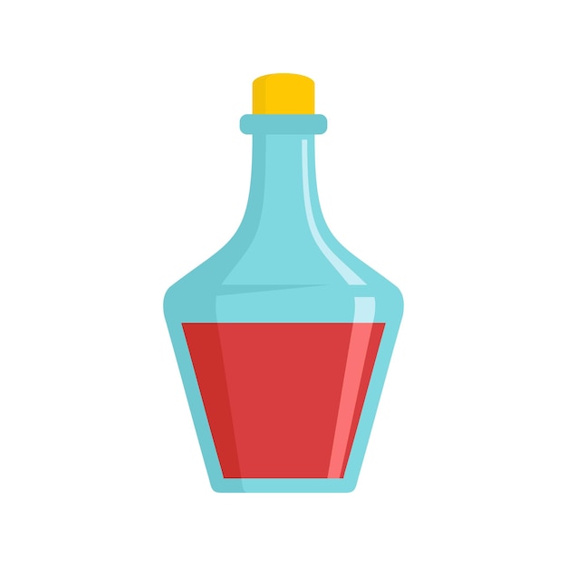 Red potion icon Flat illustration of red potion vector icon for web design