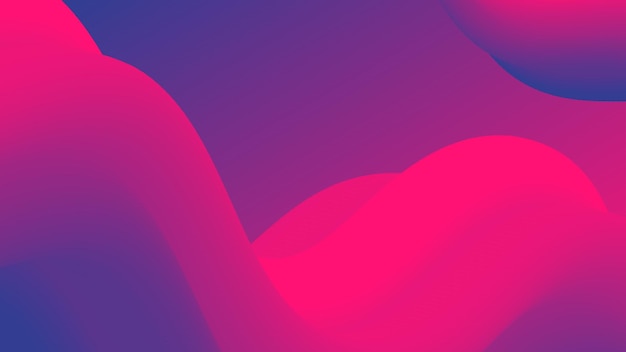 Red and purple fluid wave abstract background