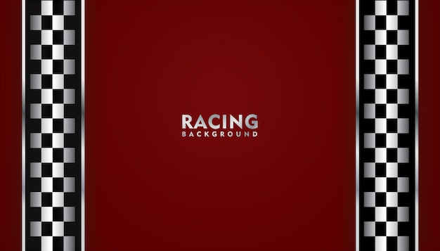 Red racing background, Racing square background