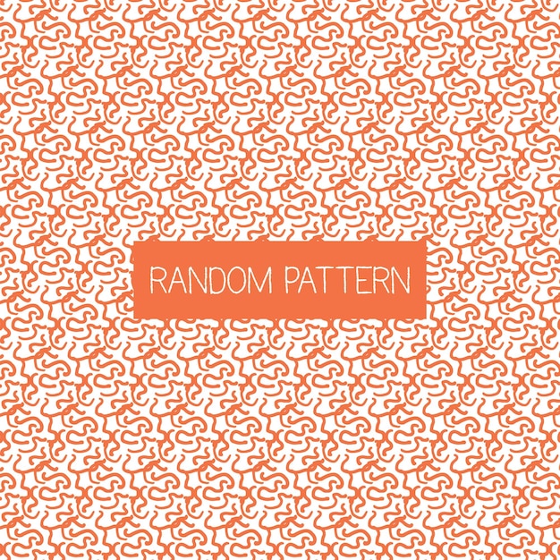 Red random pattern brush