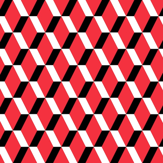 Vector red rectangle seamless pattern