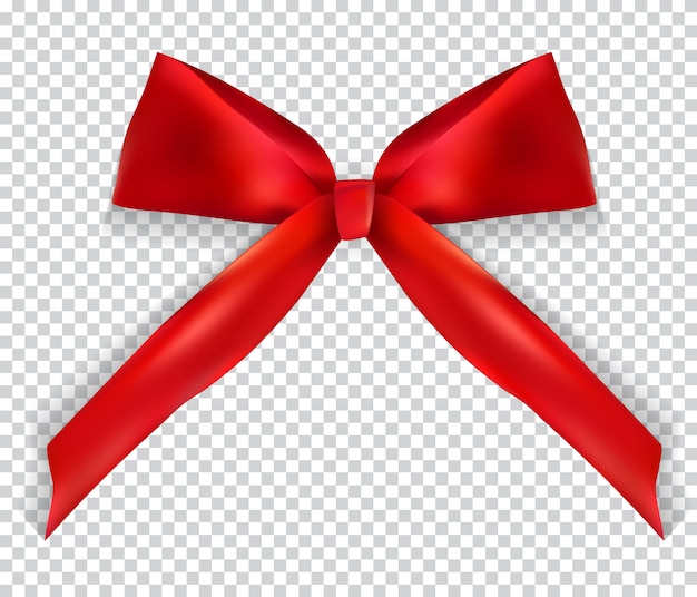 Red ribbon and bow