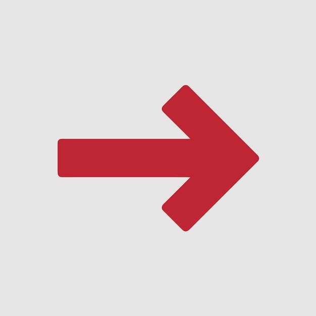 red right arrow graphic