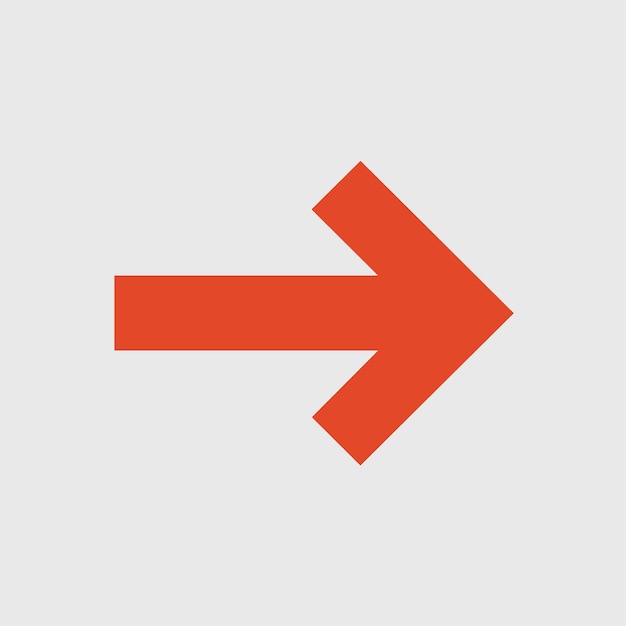 red right arrow graphic