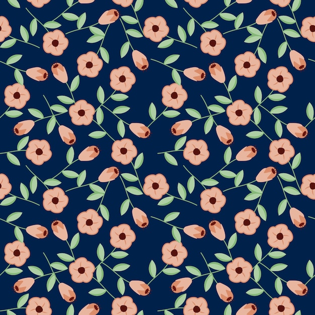 red rose  flower seamless pattern and background