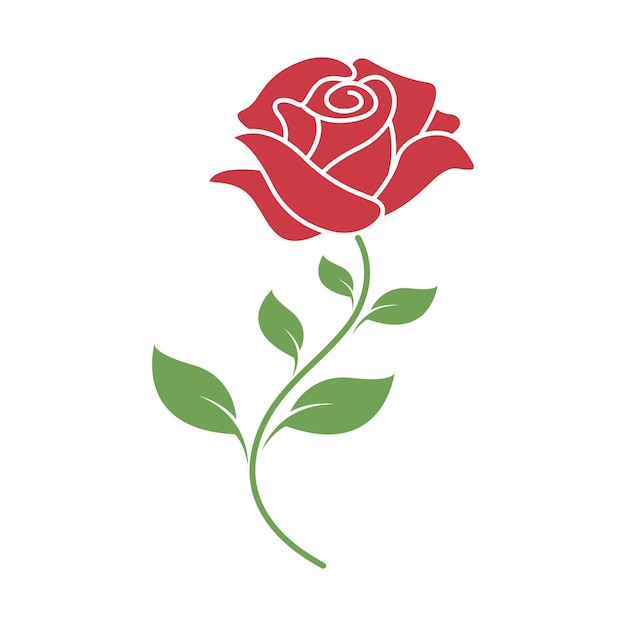 Vector red roses icon design illustration