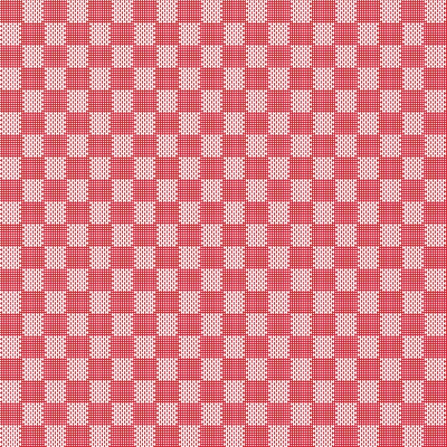 Red seamless fabric texture pattern