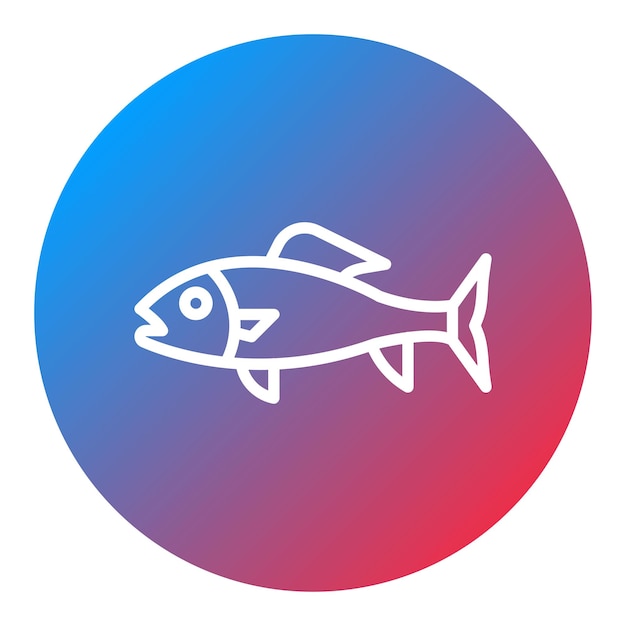 Vector red snapper icon vector image can be used for fish and seafood