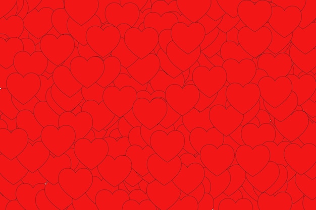 Sfondo speciale rosso cuore per san valentino