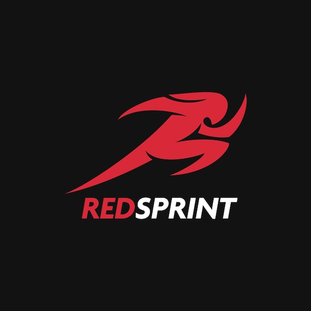 Red Sprint Runner