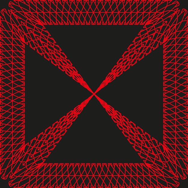 red square rotation abstract angular pattern dynamic vector symmetry bold linear texture