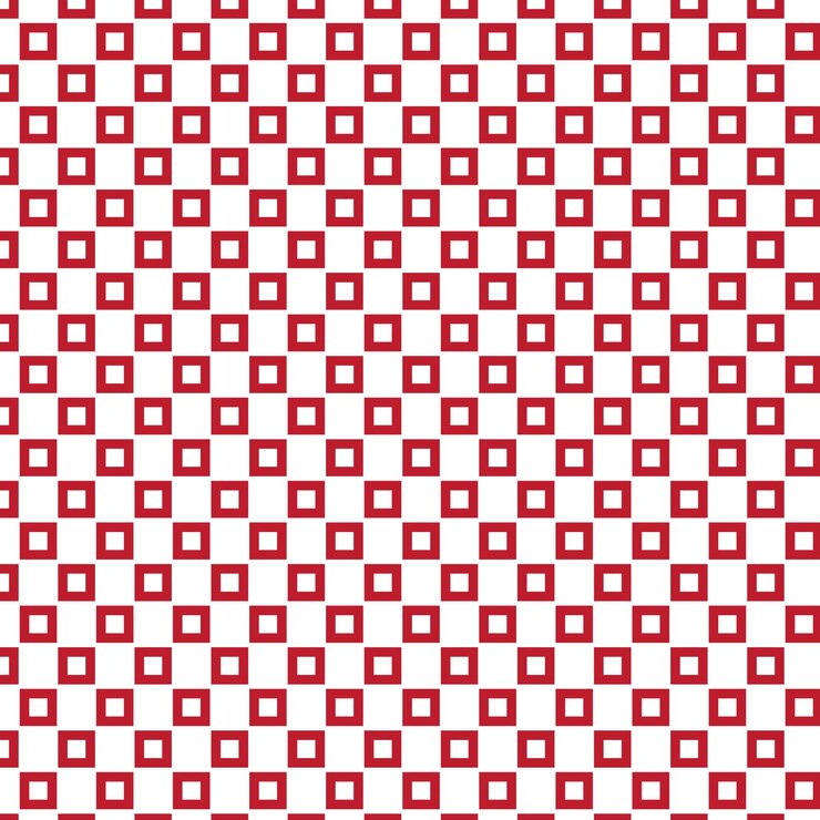 Vector the red square on a white background is a pattern of squares