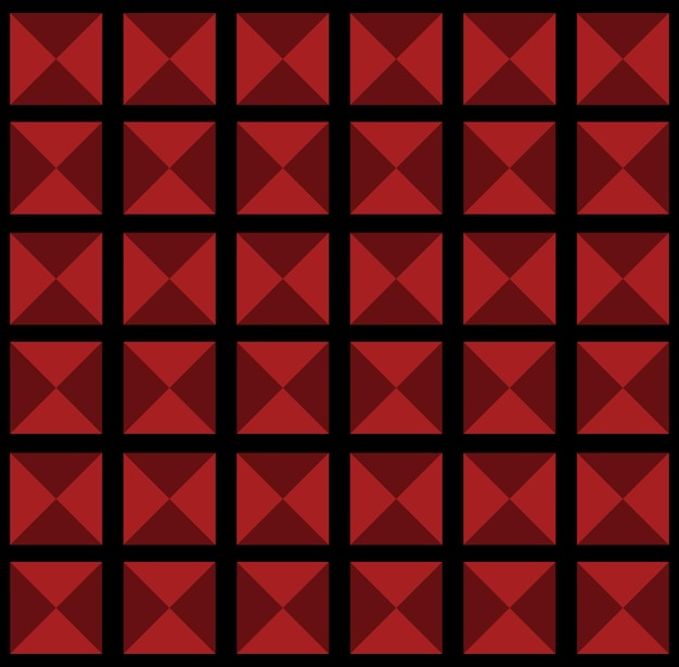 Red squares textile vector Red