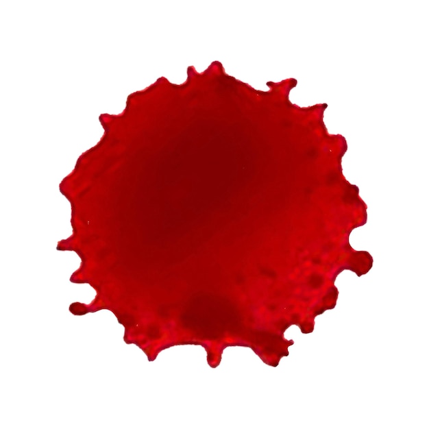 Red stain blot paint wine blood. vector illustration