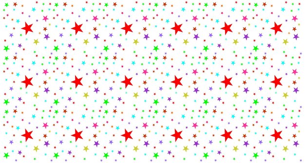 Vector red stars on a white background.