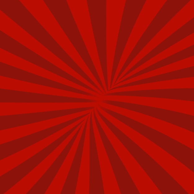 Vector red sunburst set vector design