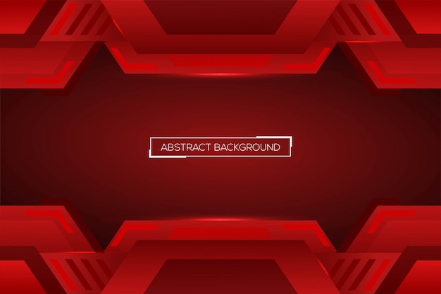 Red technology background design