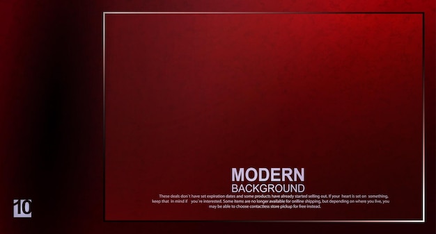 Red texture background with gradient square frame