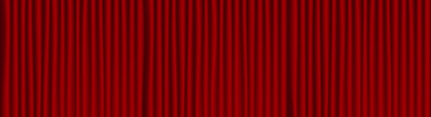 Red theater drape background . 