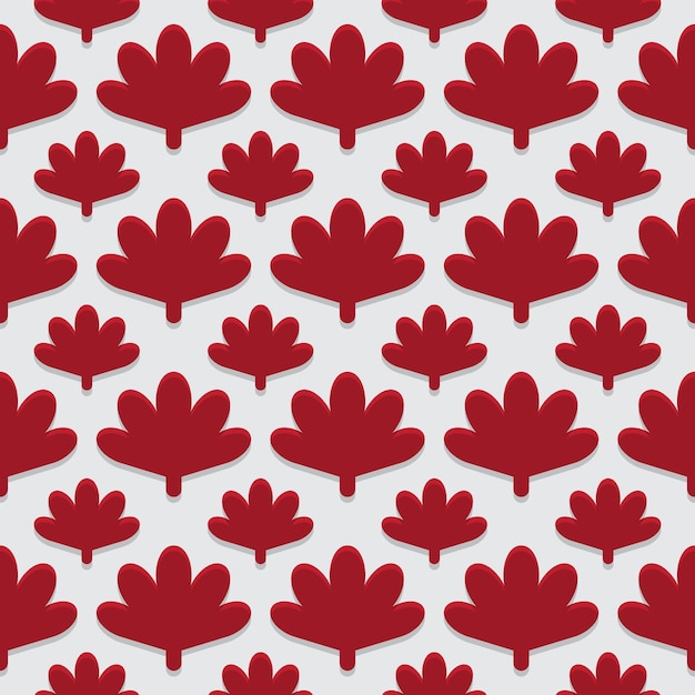 Red traditional japanese fan seamless pattern