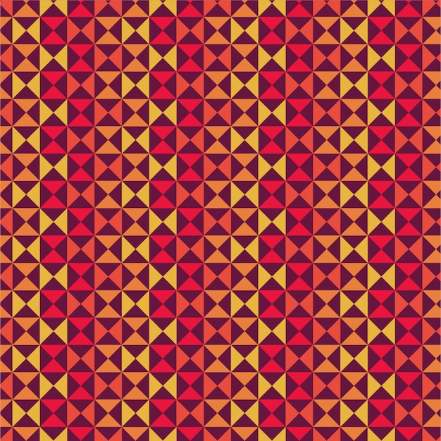 red triangle geometric pattern