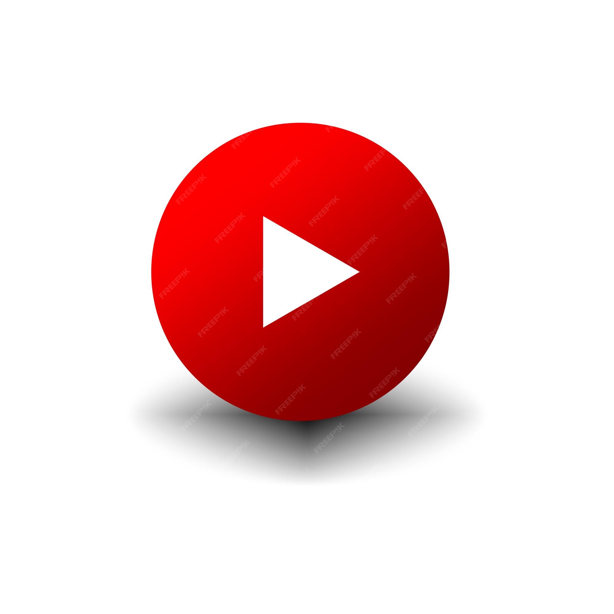 Play now button. Click on the red button. Vector 5724656 Vector Art at  Vecteezy