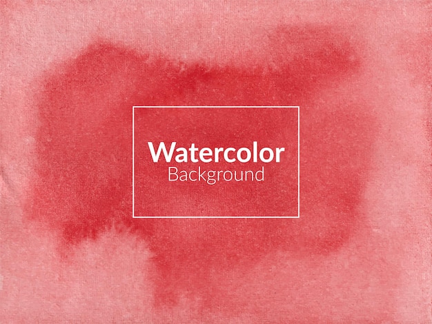 Vector red watercolor abstract background