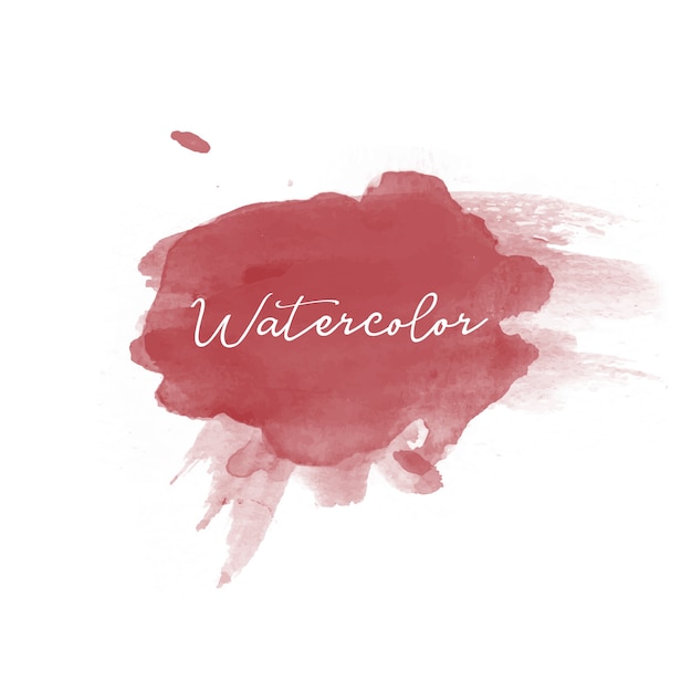 Red watercolor background for header