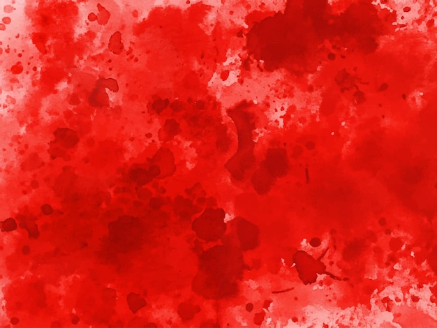 Red watercolor stain background