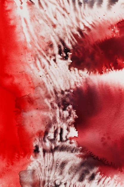 Red watercolor stain background