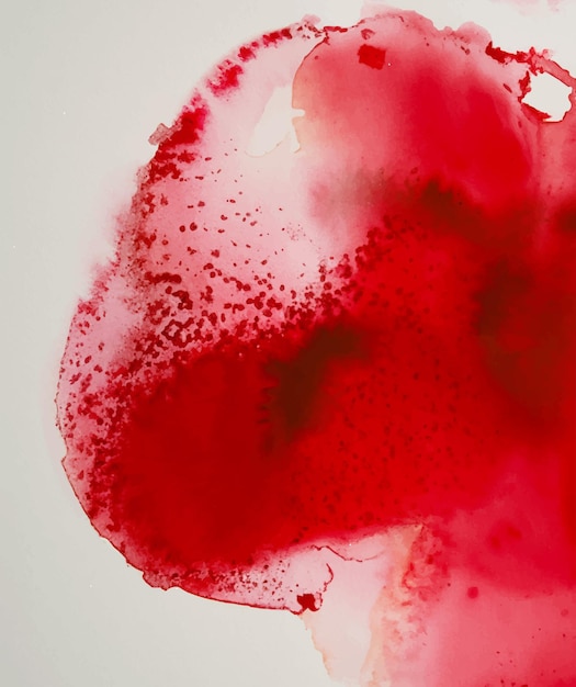 Red watercolor stain background