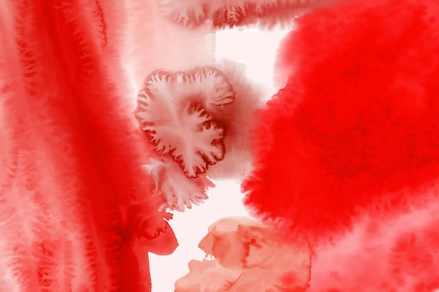 Red watercolor stain background