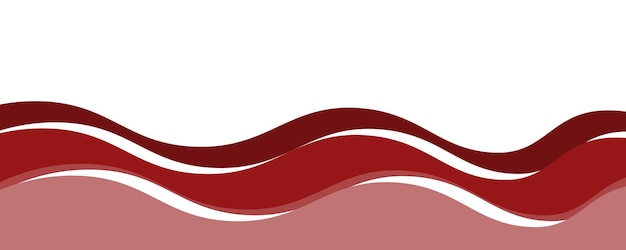 Red wave background wallpaper vector image illustration of graphic wave design for backdrop or pres