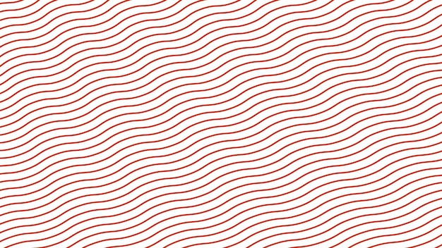 Red wave line stripes background vector image for backdrop or fabric style