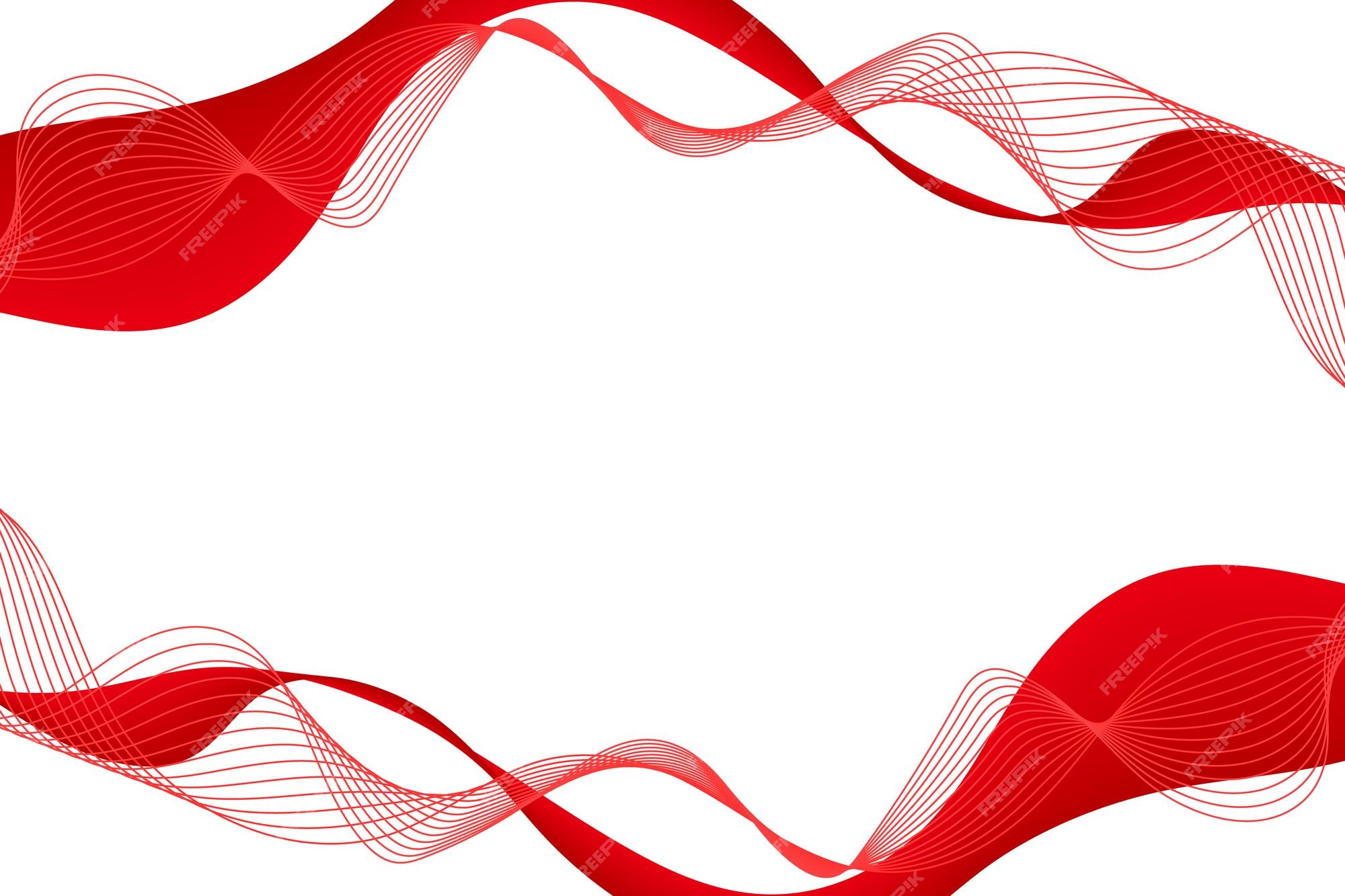 Premium Vector | Red wave lines pattern abstract background. modern banner.  wallpaper. frame. vector illustration