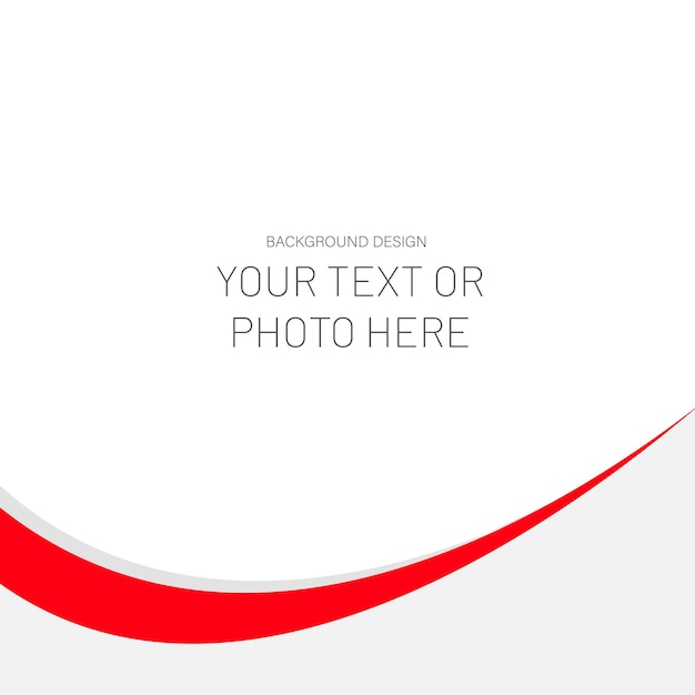 Vector red and white abstract background vector